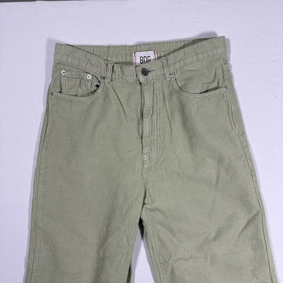 BDG High & Wide Green Corduroy Pants size 29 urban outfitters - Picture 2 of 9